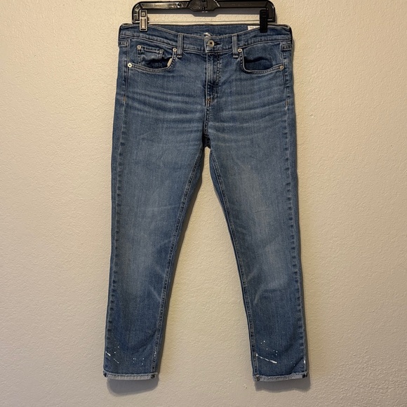 rag & bone Denim - Rag & Bone Dre Capri Light Blue Ankle Jeans